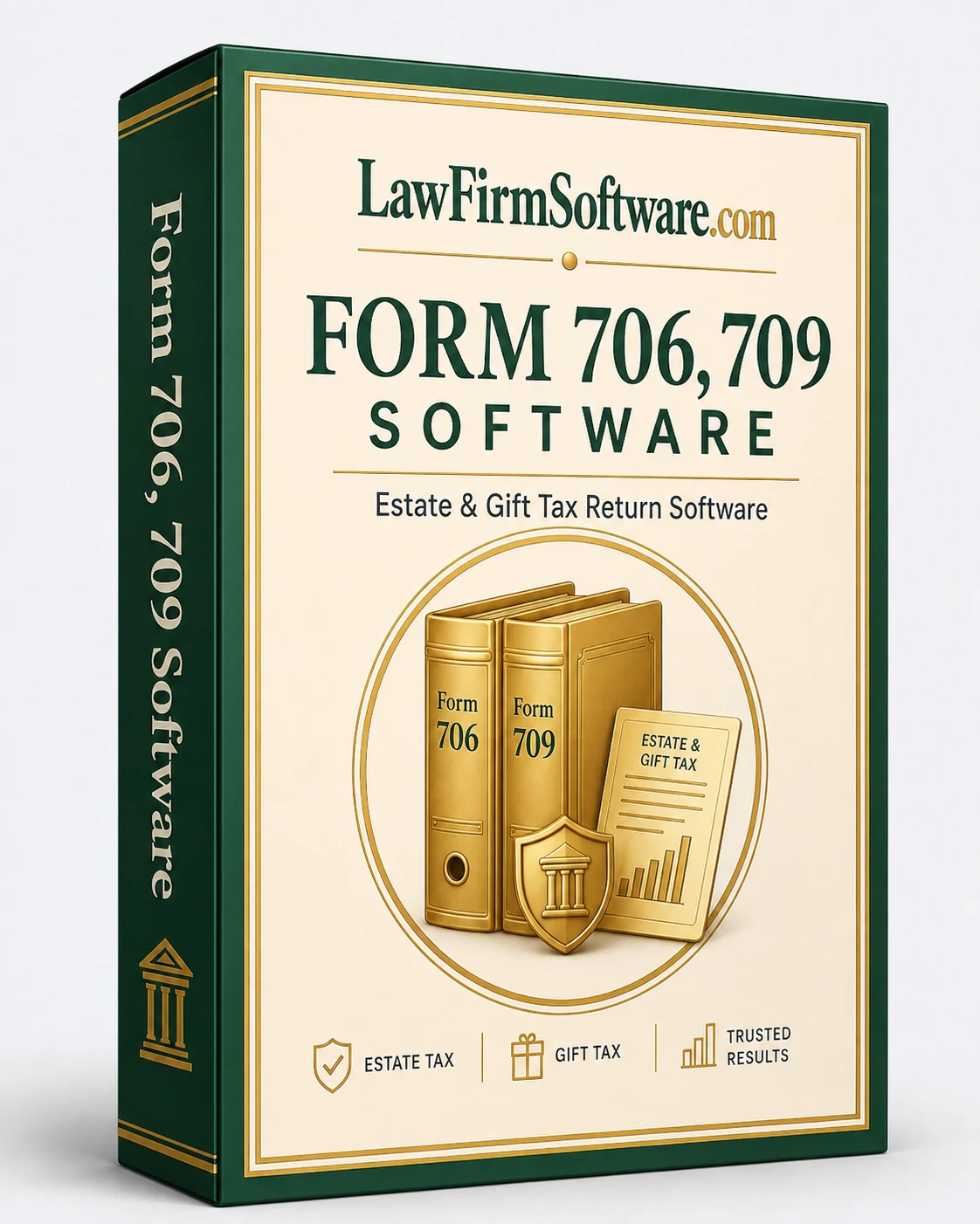 Form 706 and 709 Estate and Gift Tax Software product box