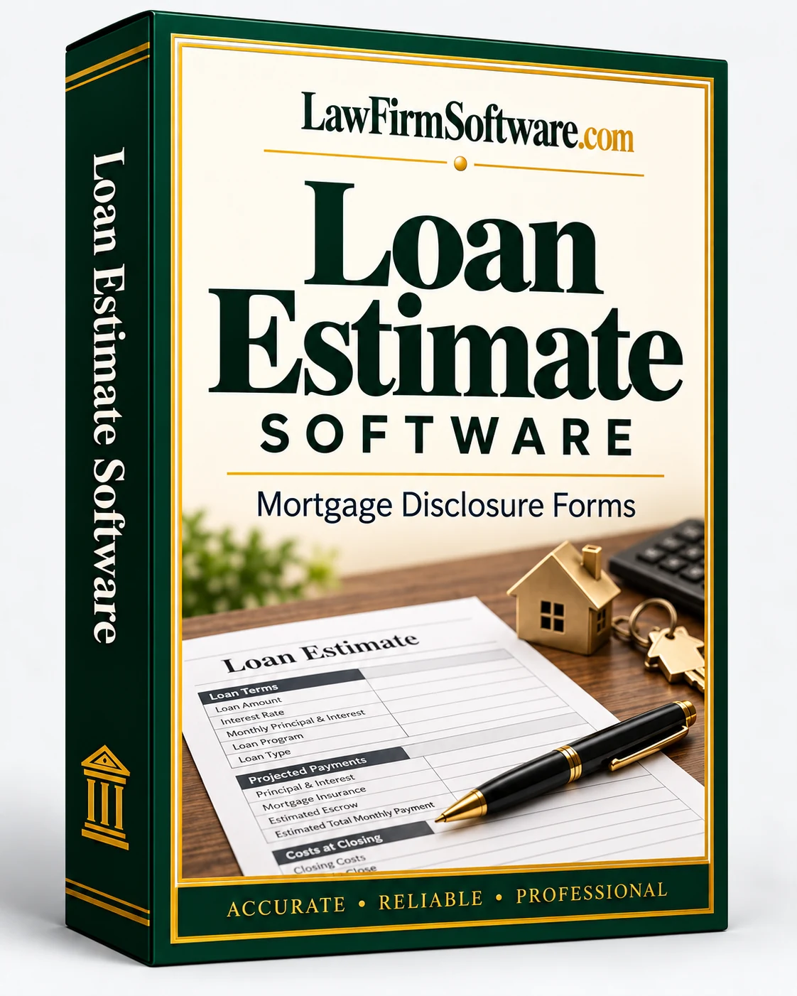 CFPB Loan Estimate Software product box